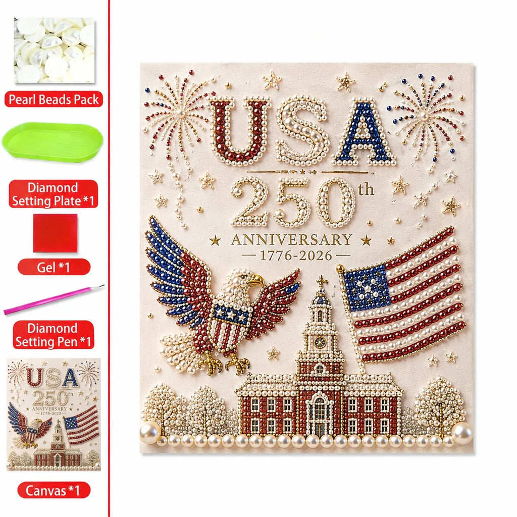 USA 250th Anniversary DIY Pearl Painting Kit