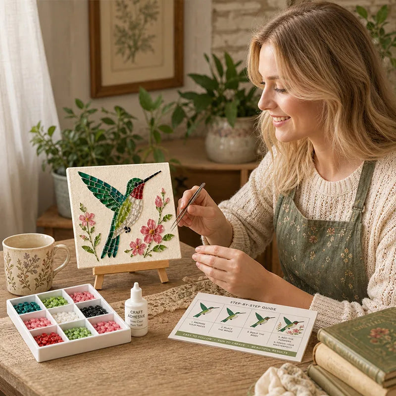 DIY Sea Glass Mosaic Art Kit