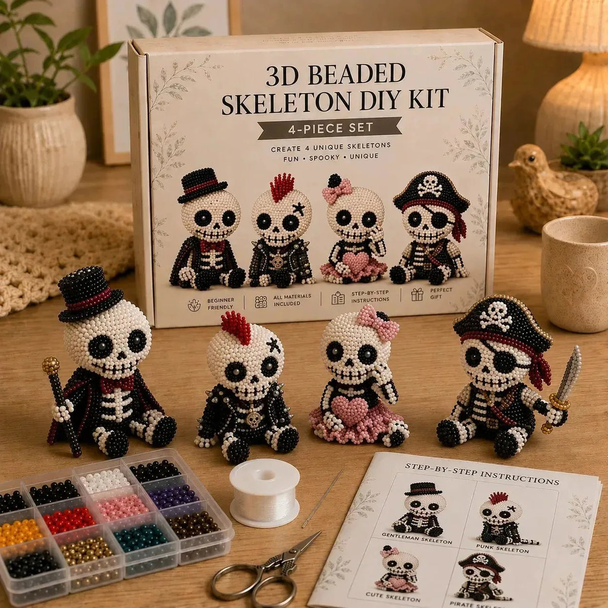 3D Skeleton Bead Craft Kit