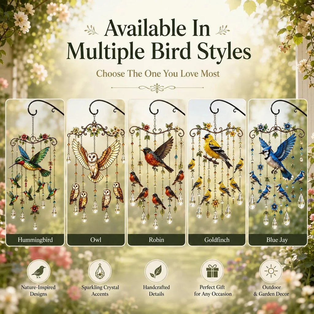 Graceful Hummingbird Wind Chime