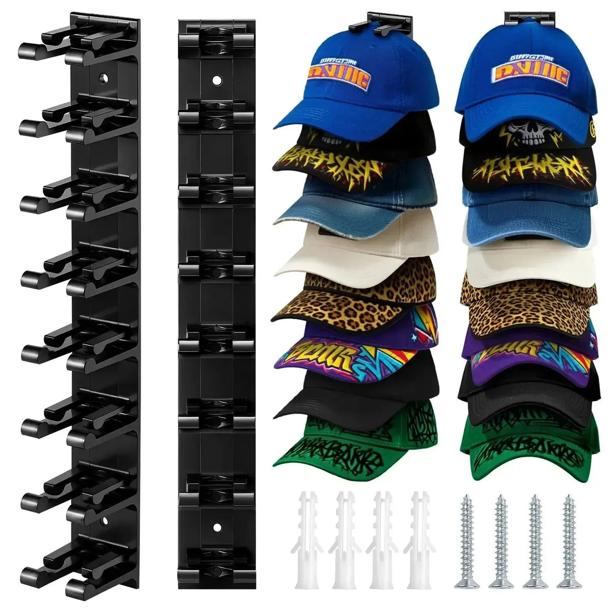 Hat Hook for Wall 2 Pack Hat Organizer