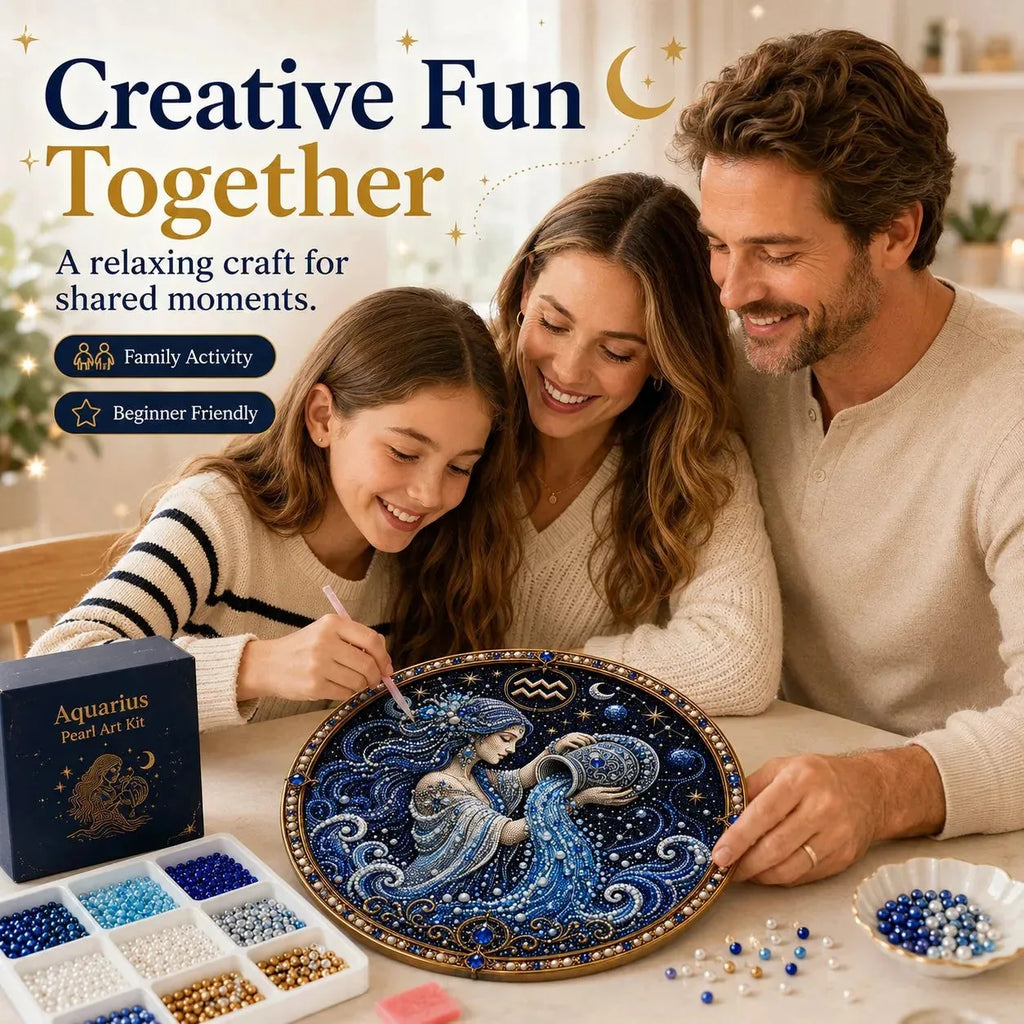 DIY Pearl Zodiac Wall Art Kit