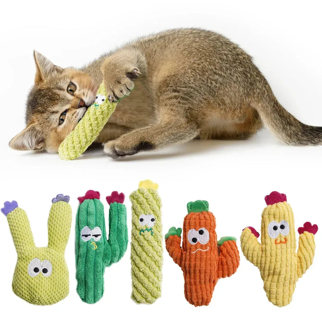 Cactus Catnip Cat Toy Collection