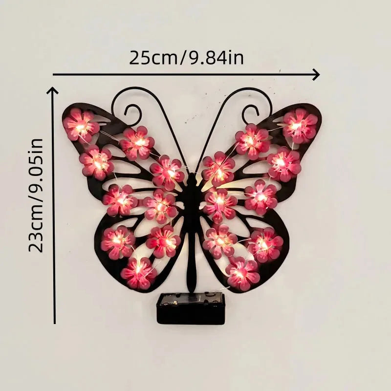 Solar Butterfly Light Elegant Glow for Your Outdoor Space