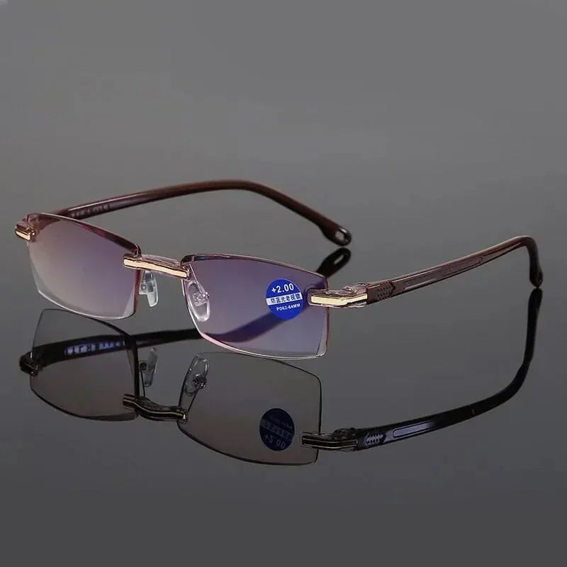 Ultra-Light Rimless Reading Glasses