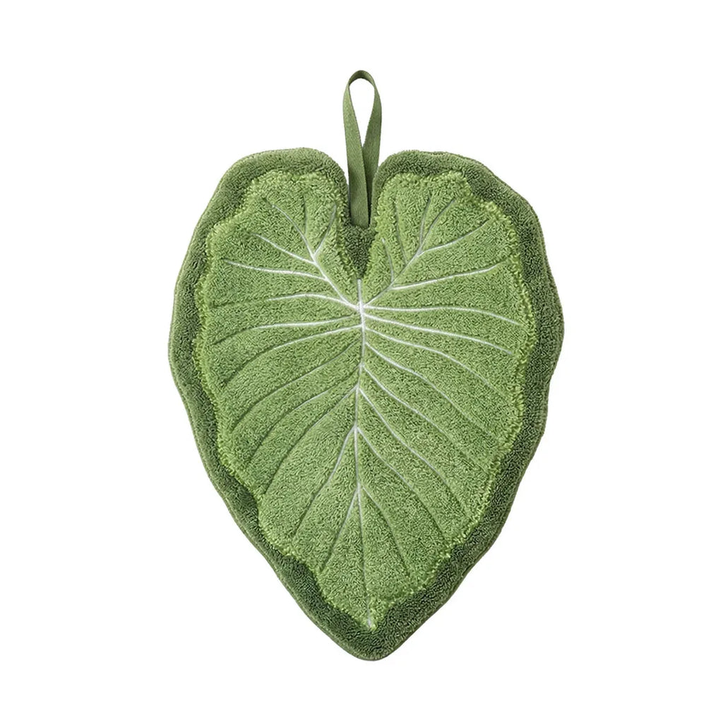 Botanical Leaf Microfiber Hand Towel 6 Pack