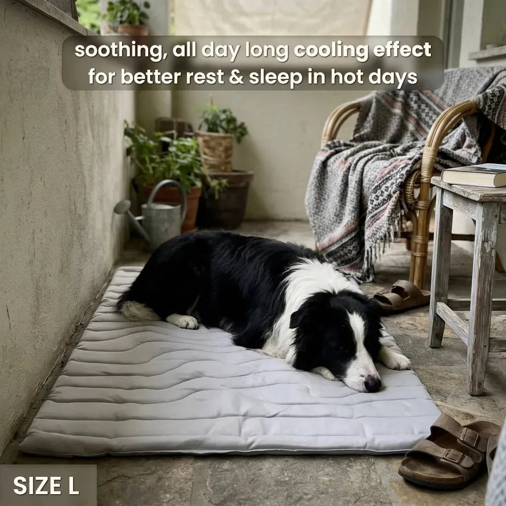 Self-cooling pet mat