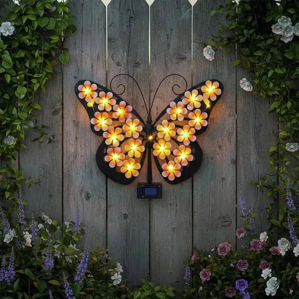 Solar Butterfly Light Elegant Glow for Your Outdoor Space