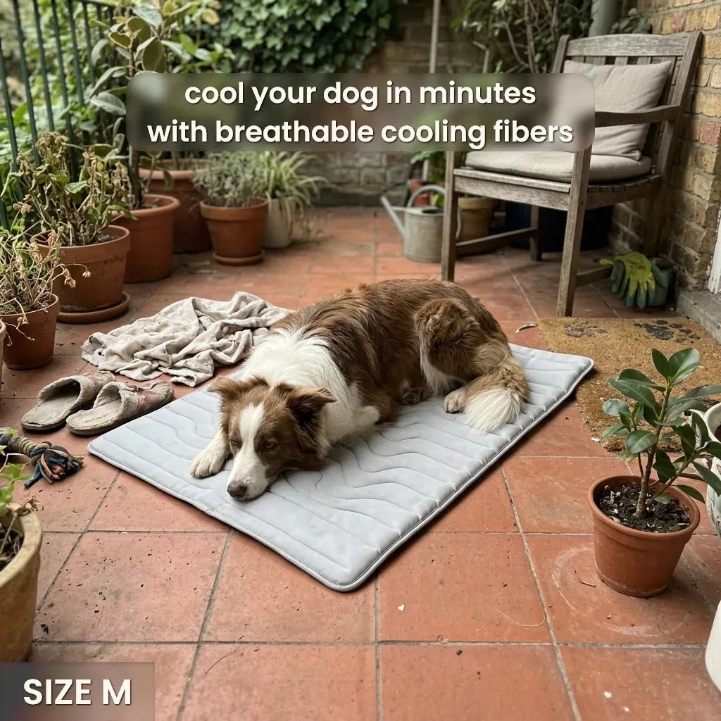 Self-cooling pet mat
