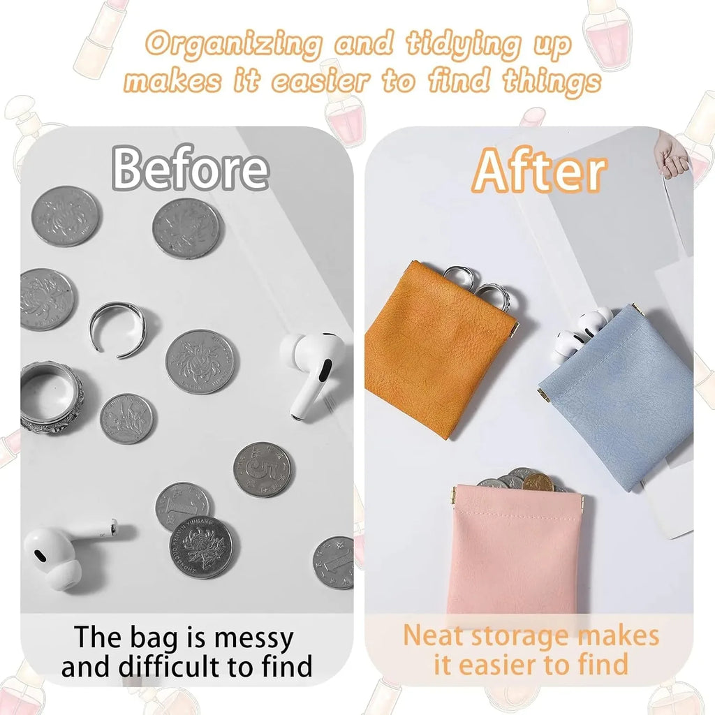 Squeeze-Open Mini Storage Pouches – 4 Pack