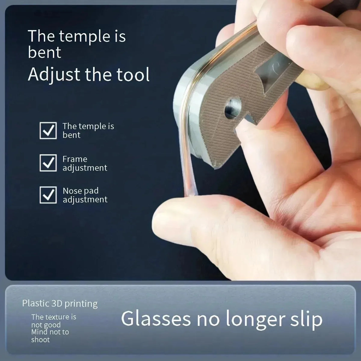 Eyeglass Temple and Frame Adjustment Tool – 2 Pack
