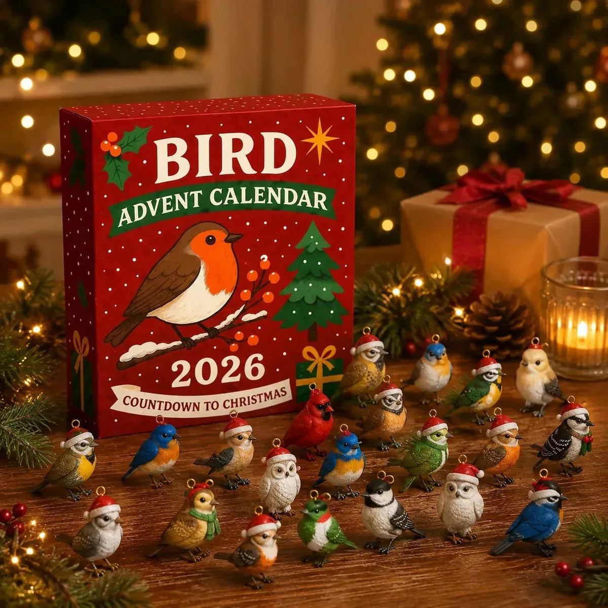 2026 Pet Advent Calendar Ornament Set