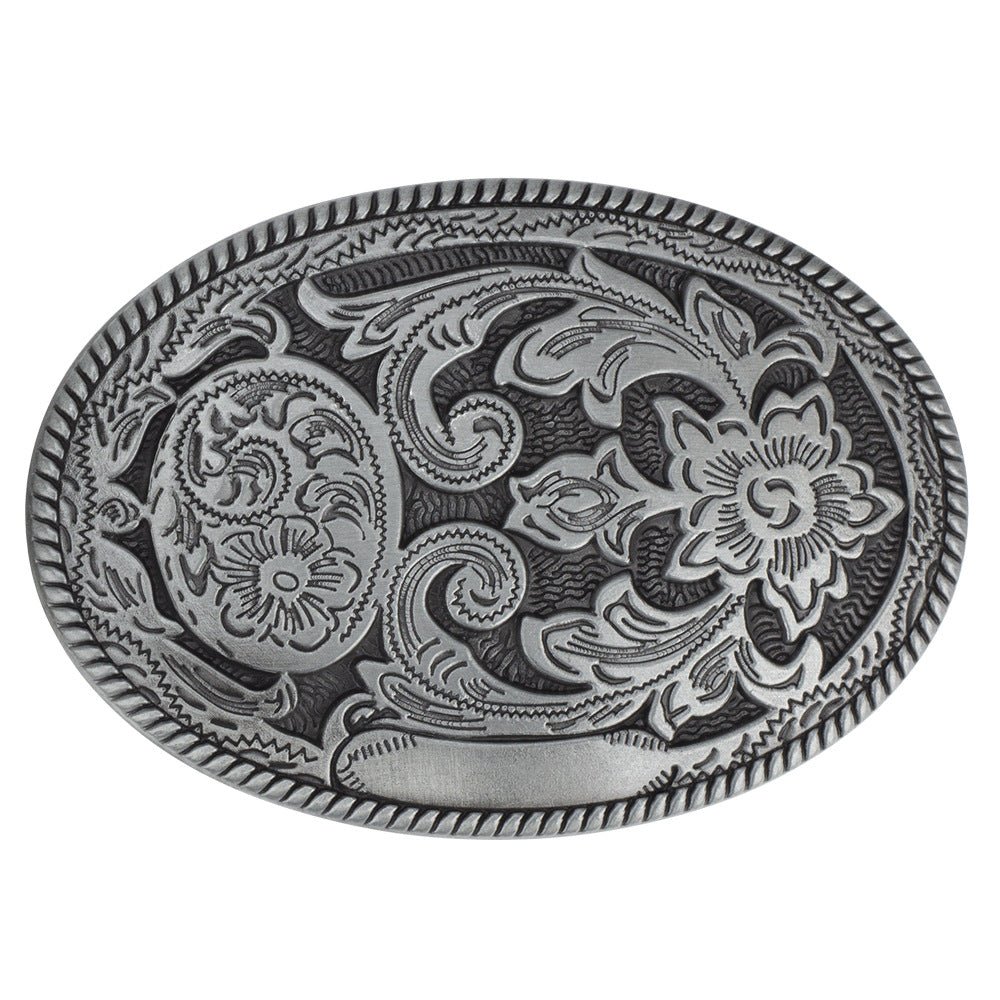 Oval Arabesque Belt Buckle