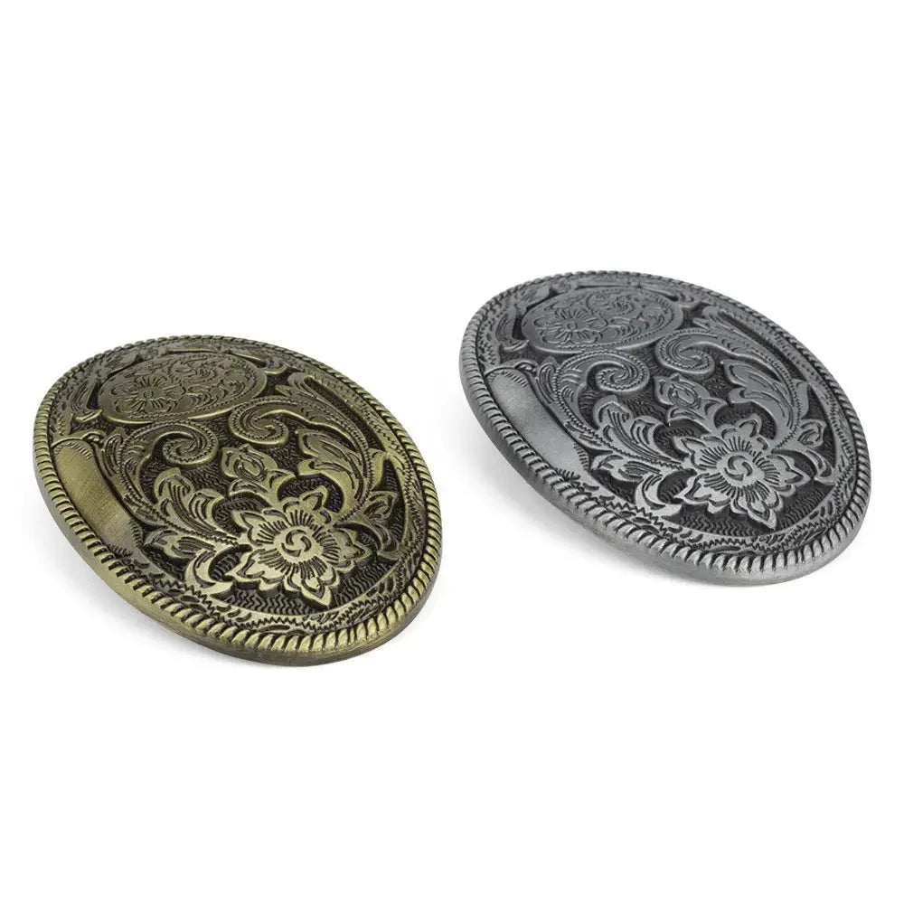 Oval Arabesque Belt Buckle