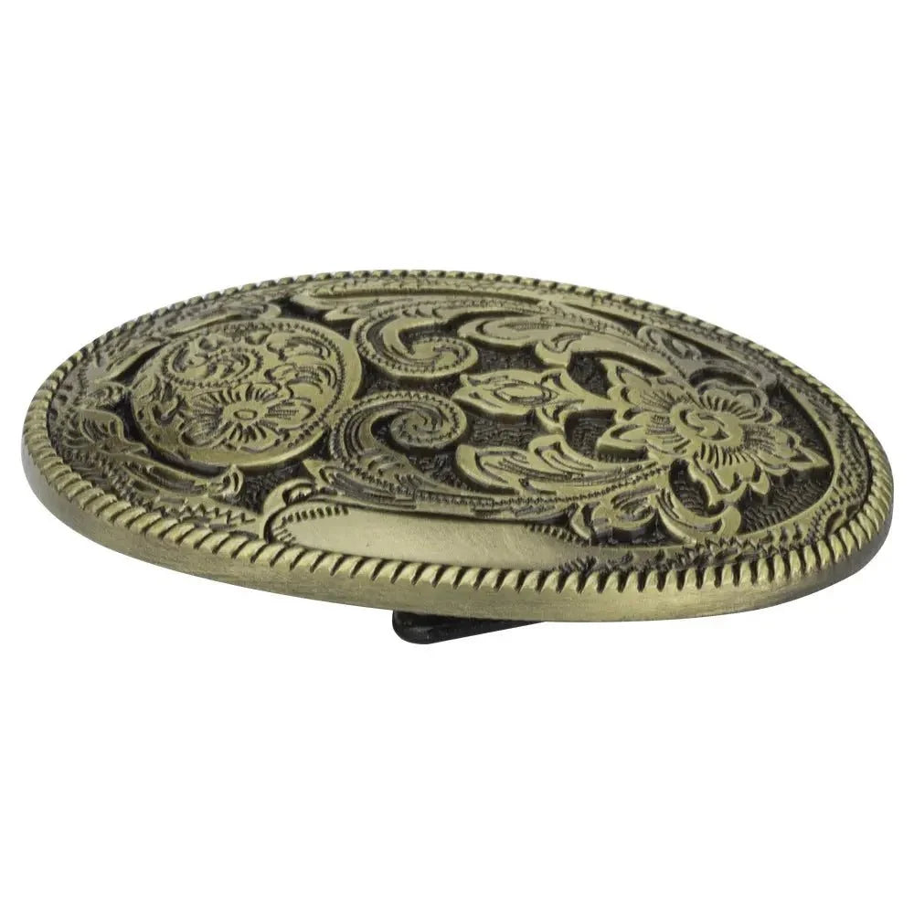 Oval Arabesque Belt Buckle