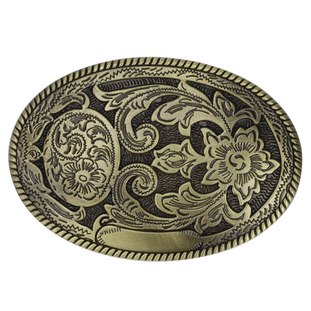Oval Arabesque Belt Buckle