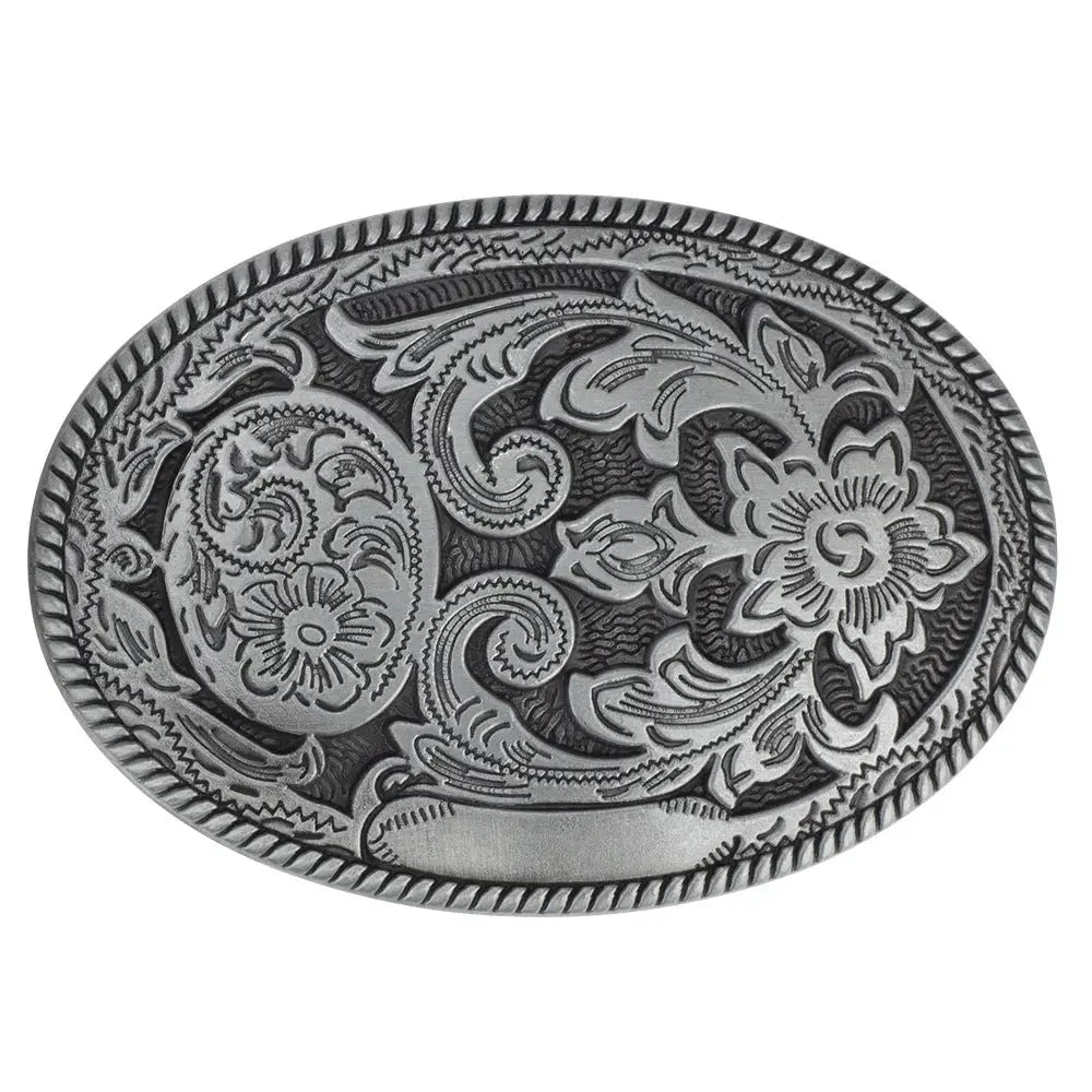 Oval Arabesque Belt Buckle