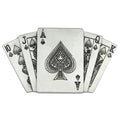 Poker Royal Flush Belt Buckle