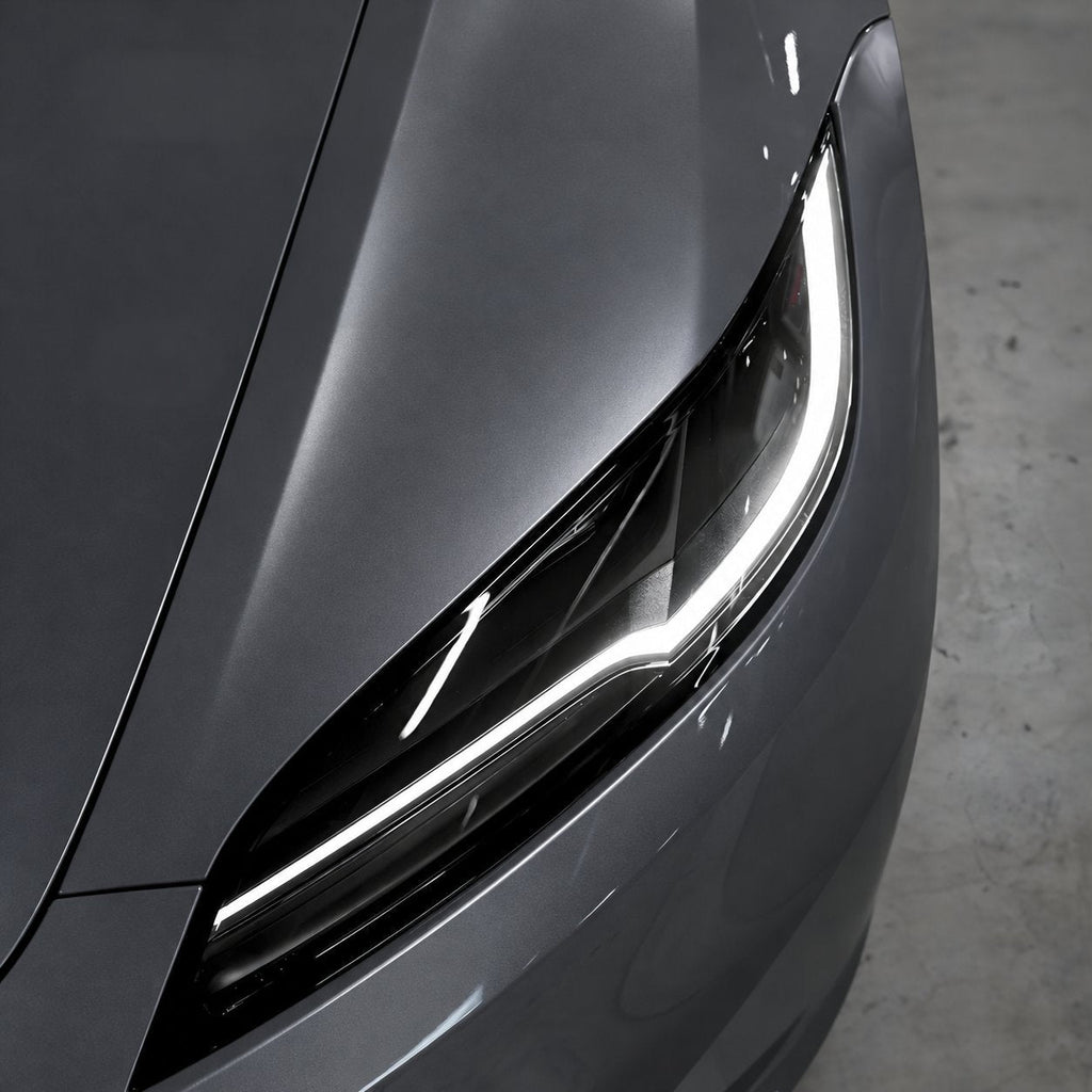 Pre-Cut TPU Headlight Protection Film for Model 3 | Clear, Smoked & Photochromic