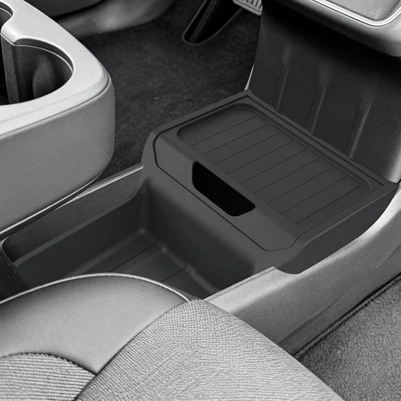 Premium TPE Lower Center Console Organizer for Model Y Standard