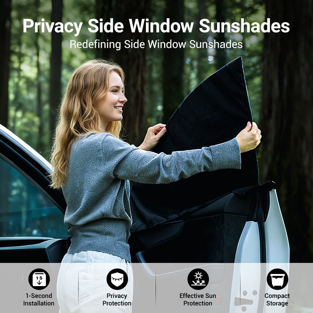 Privacy Side Window Shades for Model Y Juniper & Model 3 Highland (4PCS)