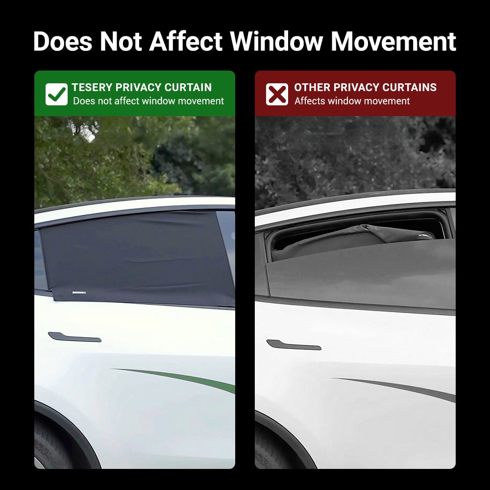 Privacy Side Window Shades for Model Y Juniper & Model 3 Highland (4PCS)