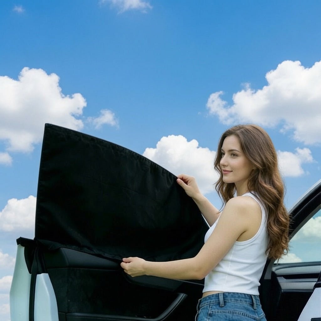 NovaPads Full Car Privacy Sun Shade Set (8-Piece) for Model Y Juniper