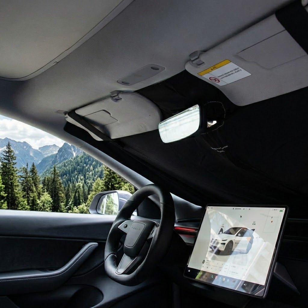 NovaPads Full Car Privacy Sun Shade Set (8-Piece) for Model Y Juniper