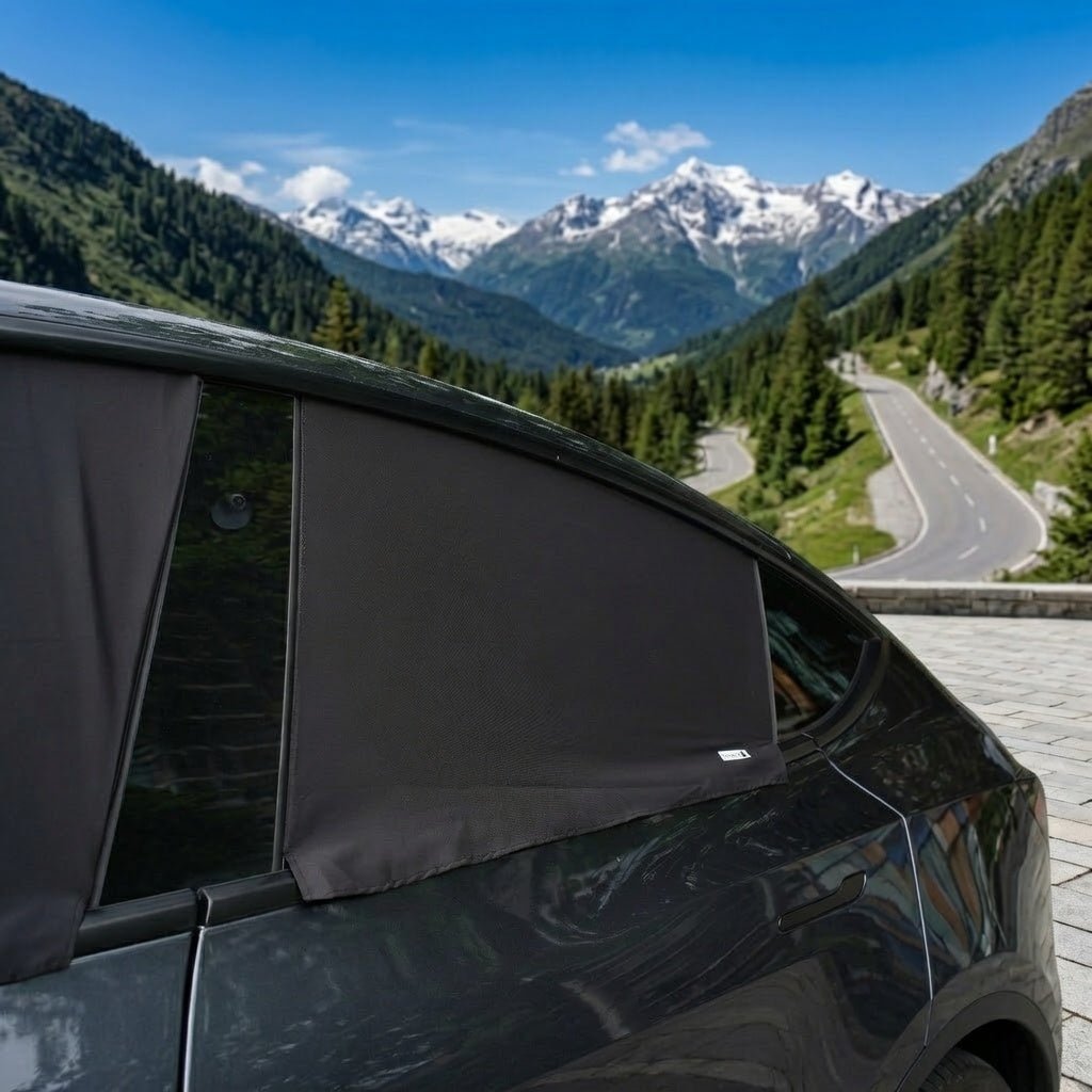 NovaPads Full Car Privacy Sun Shade Set (8-Piece) for Model Y Juniper