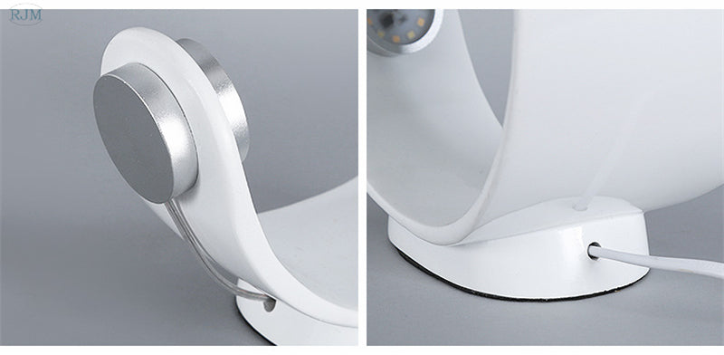 Sikunuo | Modern Nordic Curl Table LED Lamp