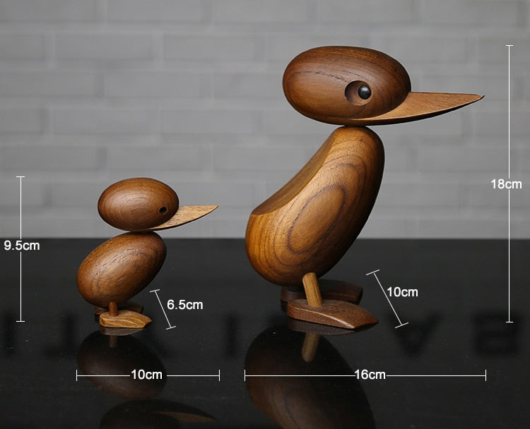 Sikunuo | Wooden Classic Danish Puppet Duck Home Decor