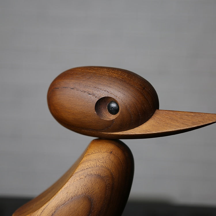 Sikunuo | Wooden Classic Danish Puppet Duck Home Decor