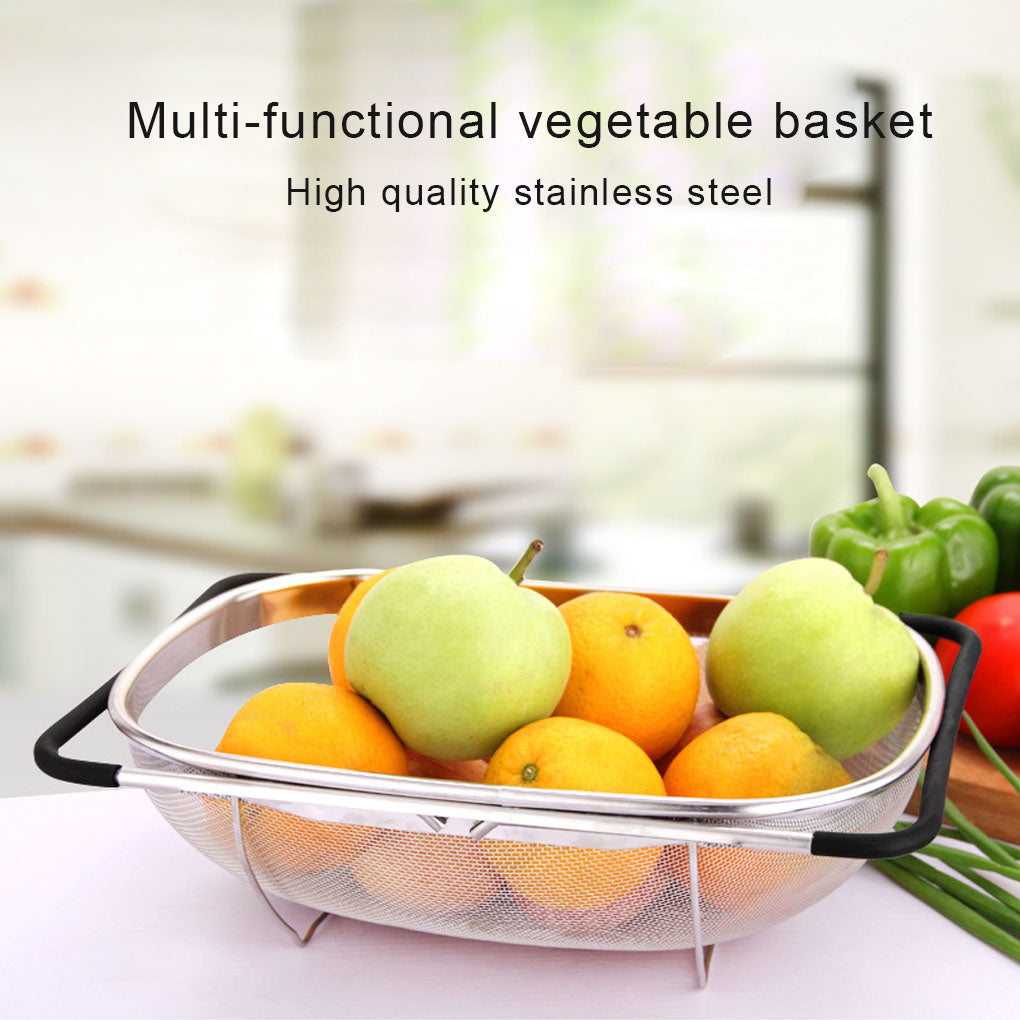 Sikunuo | Retractable Oval Sink Drain Basket