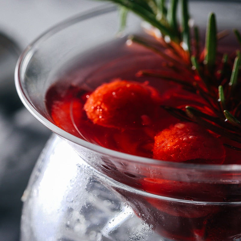 Sikunuo | Crystal Iced Cone Cocktail Glass