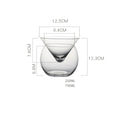 Sikunuo | Crystal Iced Cone Cocktail Glass
