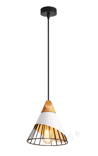 Sikunuo | Modern Wooden Cone Pendant Lights