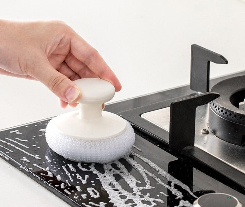 Sikunuo | Easy Dishwashing Stainless Steel Ball Brush