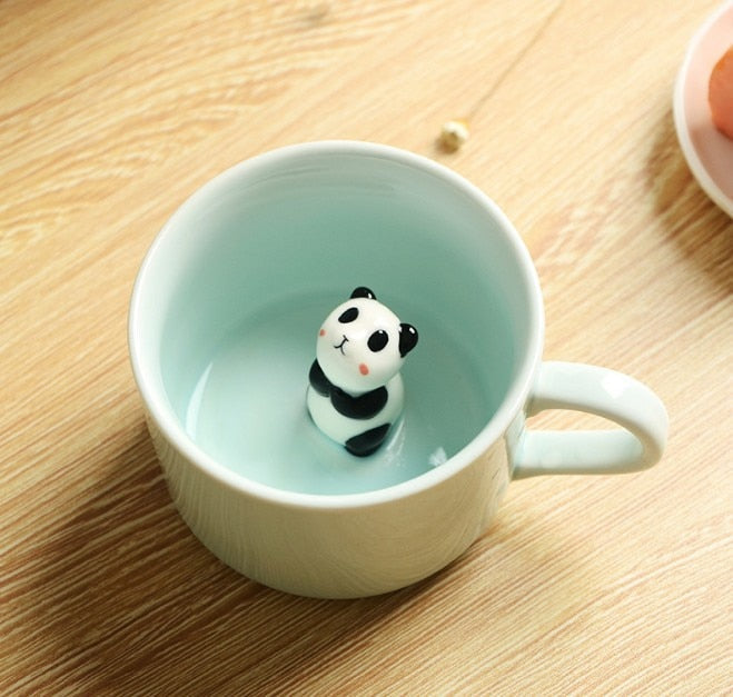 Sikunuo | 3D Creative Cartoon Animal Ceramic Mugs