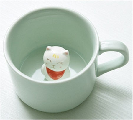Sikunuo | 3D Creative Cartoon Animal Ceramic Mugs