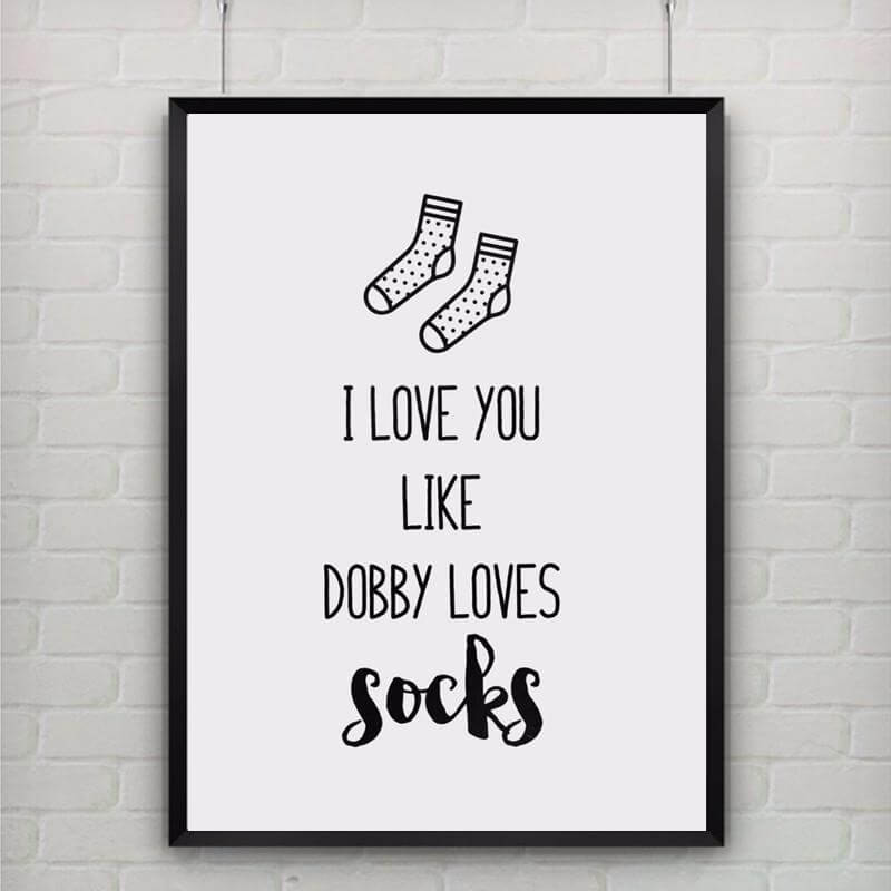 Sikunuo | Dobby Cute Quotes Poster