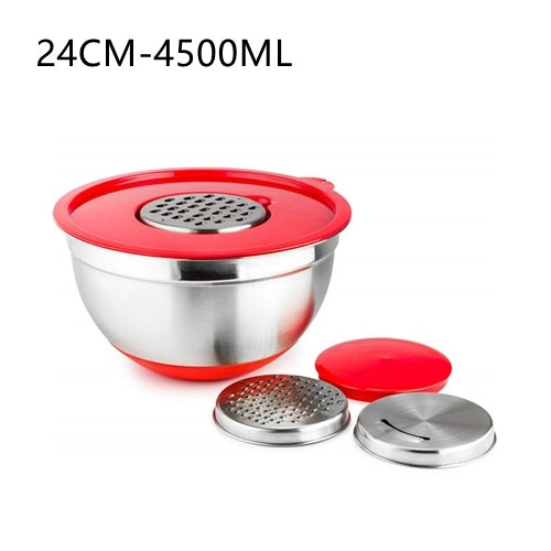 Sikunuo | Non-Slip Multifunctional Grater Mixing Bowls