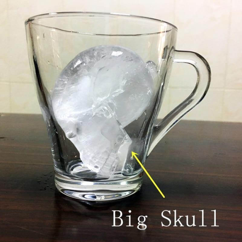 Sikunuo | Big Skull Shape 3D Ice Cube Mold