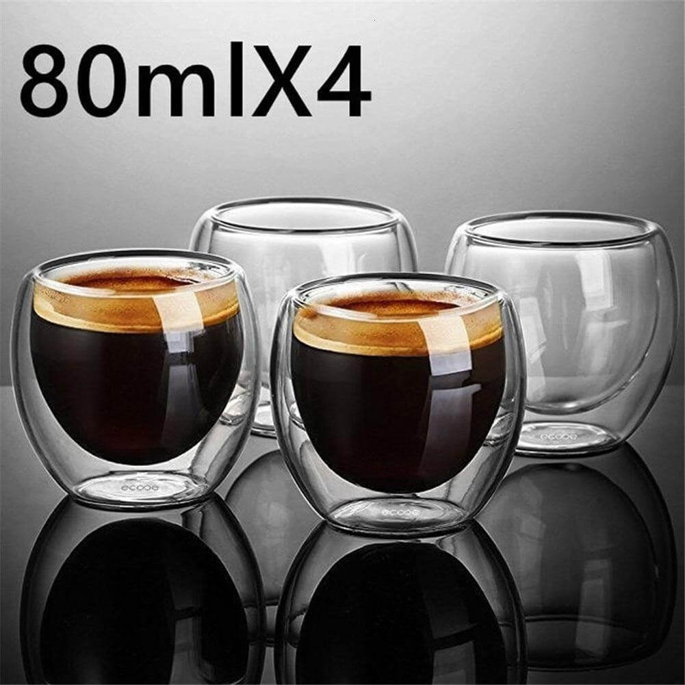Sikunuo | Espresso Double Glass Cup