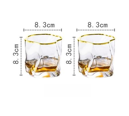 Sikunuo | Distorted Texture Whisky Glass Set