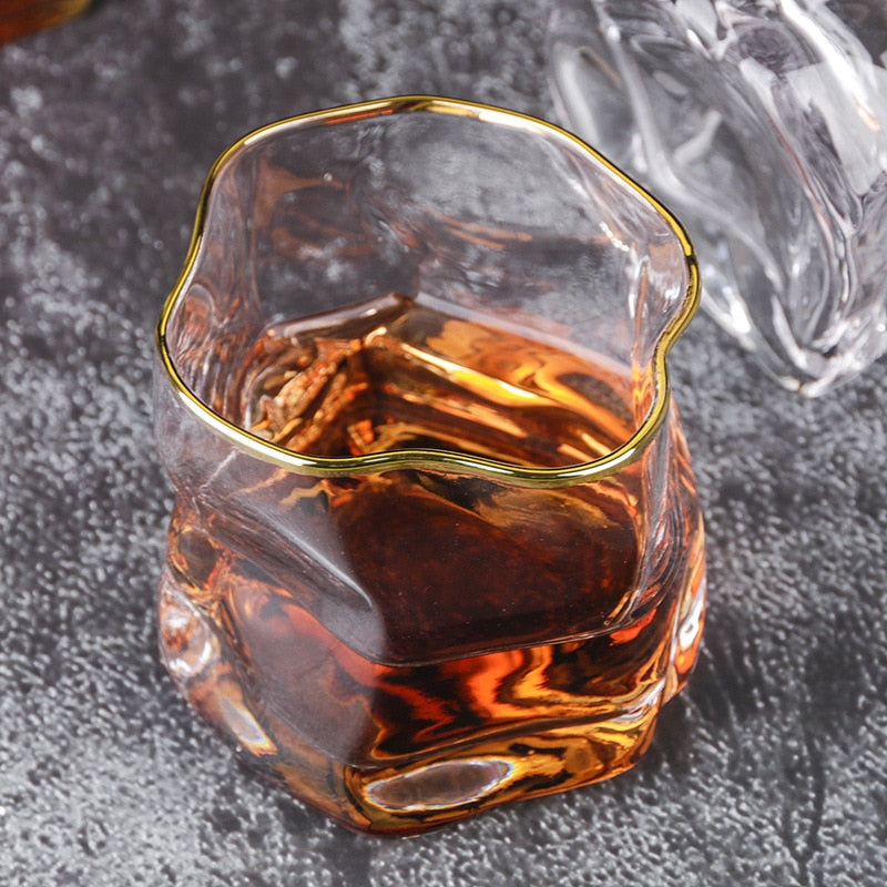Sikunuo | Distorted Texture Whisky Glass Set