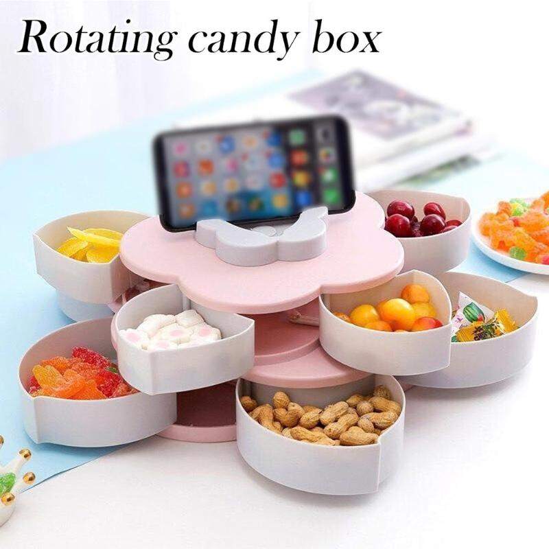 Sikunuo | Petal-Shape Rotating Snack Box