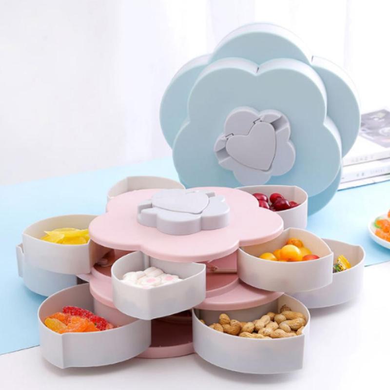 Sikunuo | Petal-Shape Rotating Snack Box