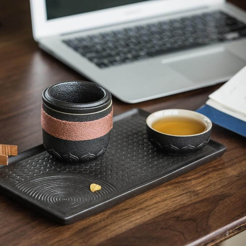 Sikunuo | Portable Chinese Kung Fu Ceramic Tea Mug