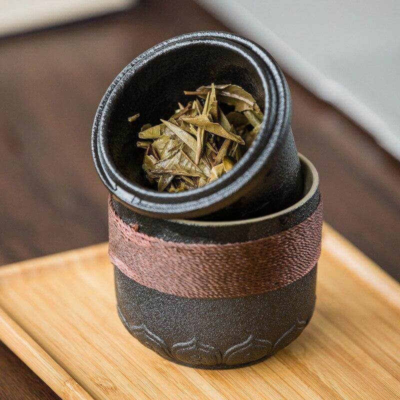 Sikunuo | Portable Chinese Kung Fu Ceramic Tea Mug
