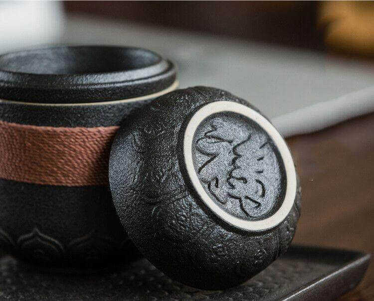 Sikunuo | Portable Chinese Kung Fu Ceramic Tea Mug